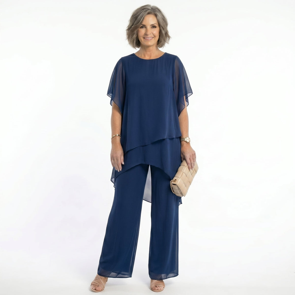 Arabella™ Tiered Tunic & Wide-Leg Trouser Set