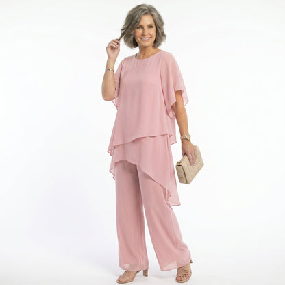 Arabella™ Tiered Tunic & Wide-Leg Trouser Set